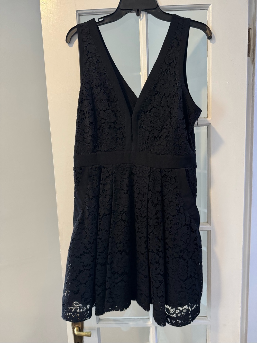Free People "Lovely in Lace" Mini Dress Size L